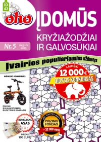 ID 43 oho 10 min. Įdomūs kryžiažodžiai ir galvosūkiai